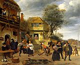 Peasants outside an Inn by Jan Steen